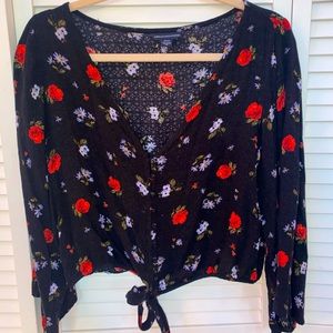 american eagle blouse